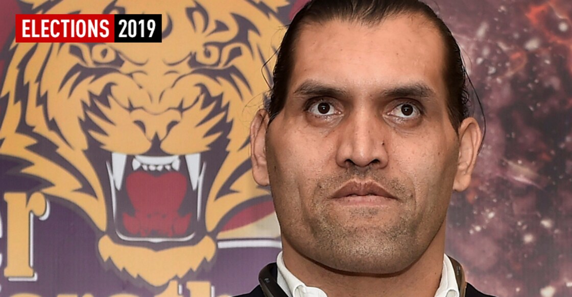 'The Great Khali' takes up saffron banner, TMC cries foul