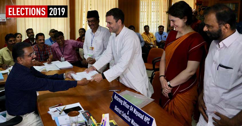Rahul Gandhi wows Wayanad with mass entry, files papers