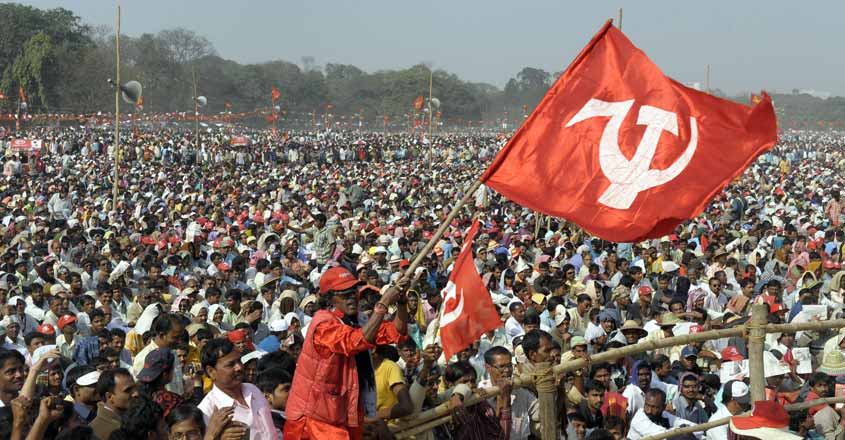 After 12 years, a red flag flutters over Nandigram with hammer, sickle and star After 12 years, a red flag flutters over Nandigram with hammer, sickle and star