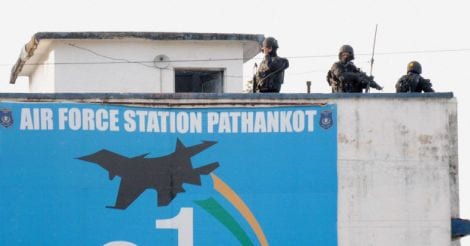 Pathankot air station invaded again? Massive search operations under way