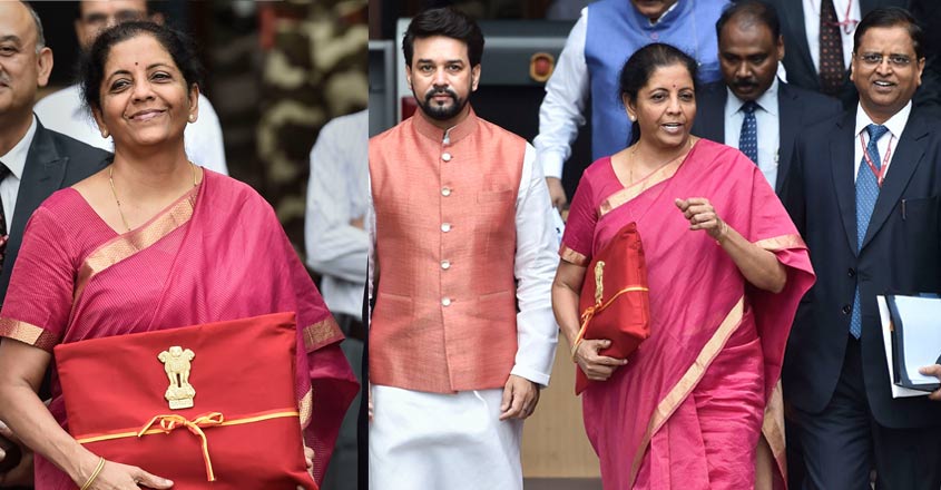 Sitharaman dumps Budget briefcase for 'bahi khaata'