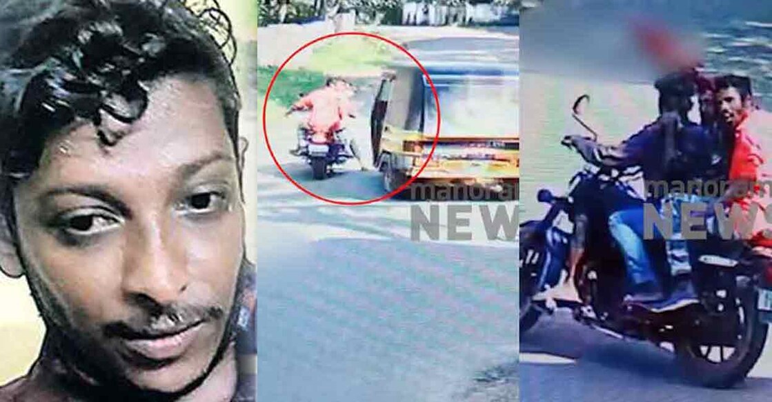 Rival gang members had hacked Sudheesh (left) and chopped off a foot on Saturday afternoon. 