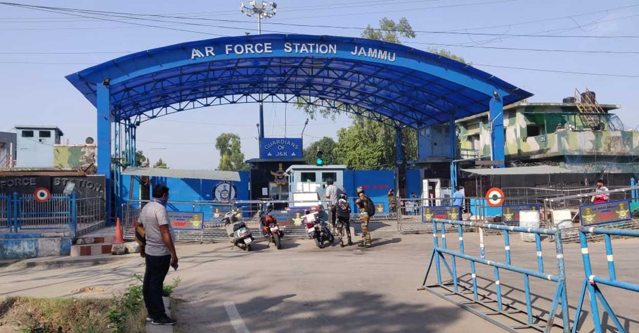 Srinagar: Jammu Air Force Station.(Photo: IANS/Nissar Malik)
