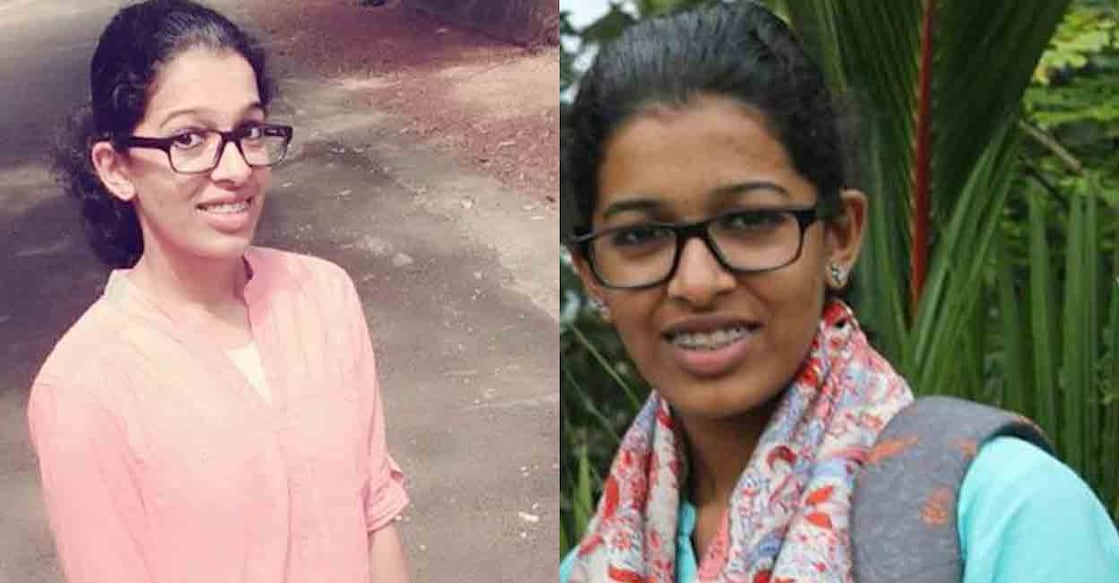 A combo image of Jesna Maria. File Photo: Manoramaonline