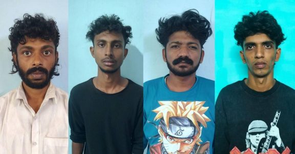 Four youths held for stealing two-wheelers parked on beach in Kozhikode