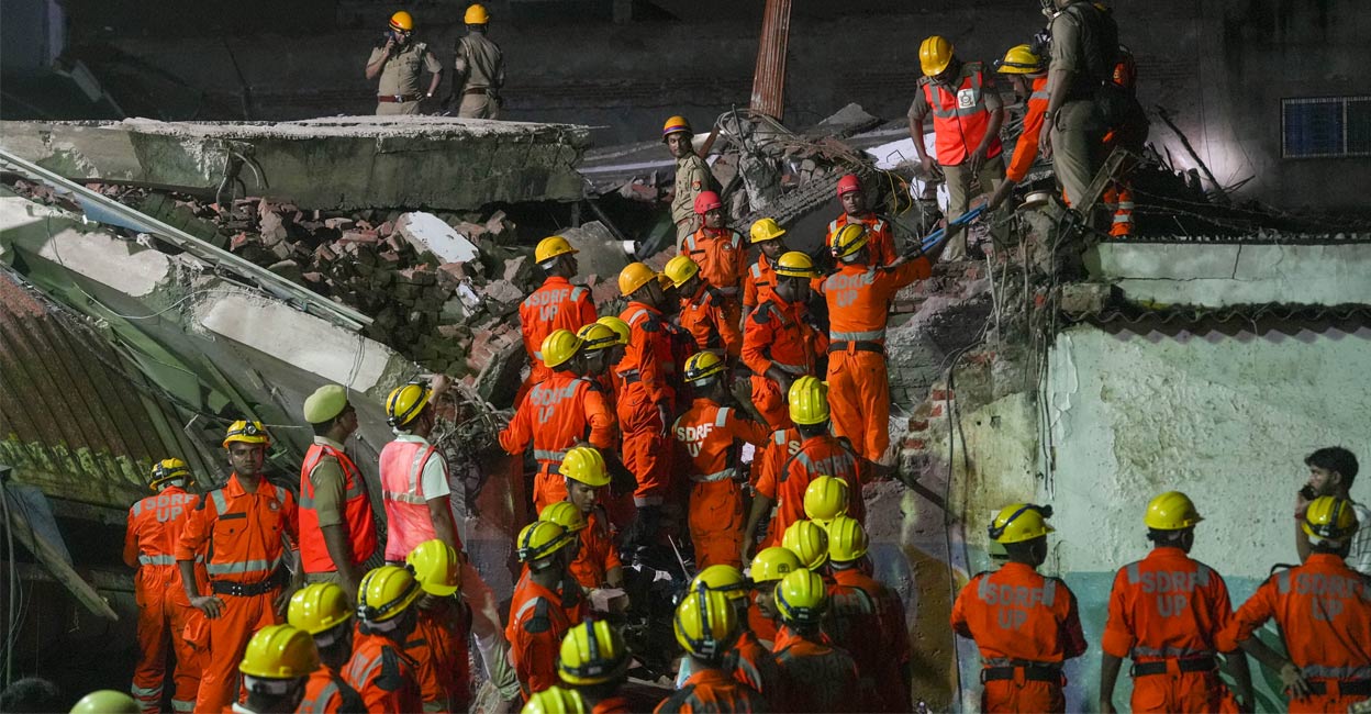 Lucknow building collapse: 3 more bodies recovered, death toll rises to 8