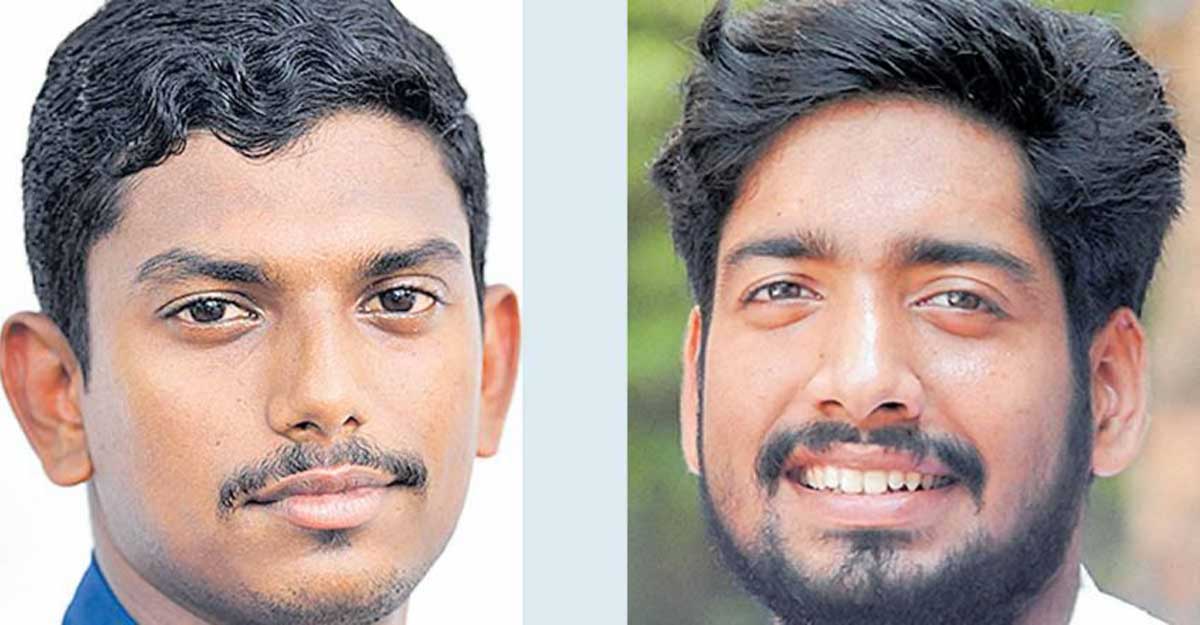 Sachin Dev (Left), K M Abhjith
