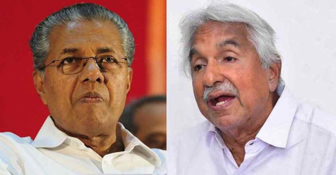 Pinarayi Vijayan, Oommen Chandy Pinarayi Vijayan, Oommen Chandy