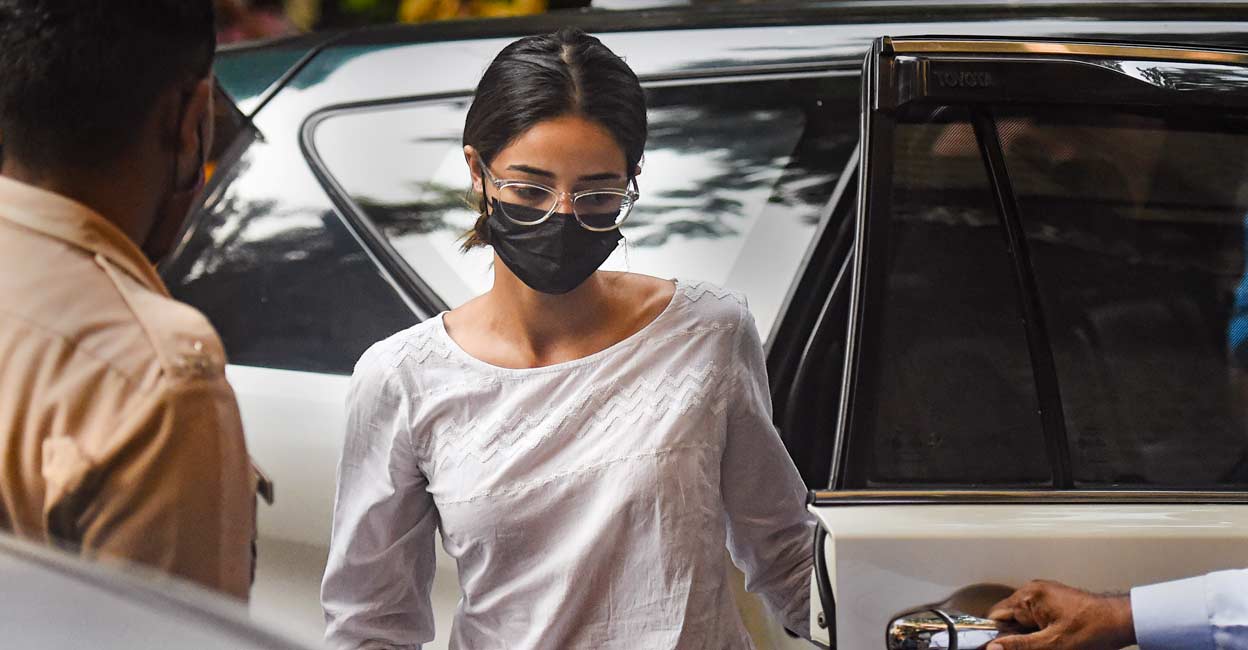 Ananya Pandey Bollywood actress Ananya Pandey arrives at the Narcotics Control Bureau office in Mumbai, Thursday, Oct. 21, 2021. PTI
