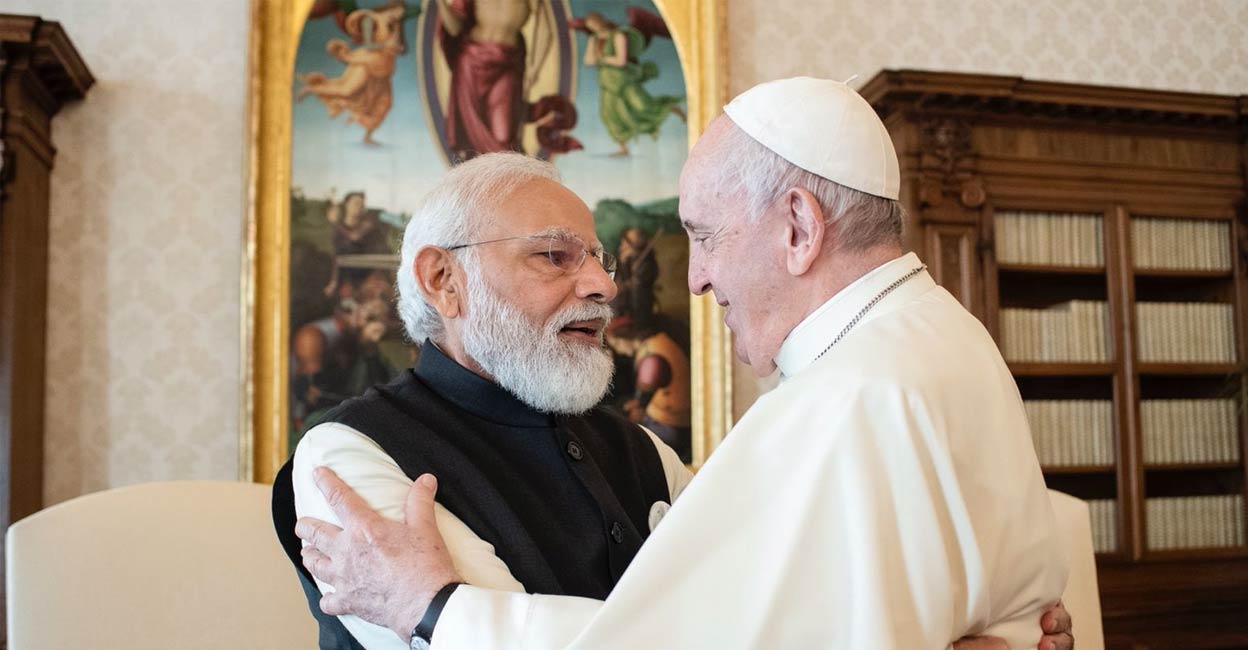 PM Modi in Vatican to meet Pope Francis
