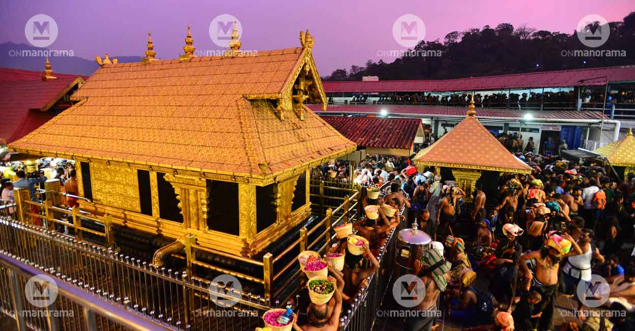 Sabarimala Temple Lord Ayyappa Temple at Sabarimala. Photo: Nikhilraj P/Manorama