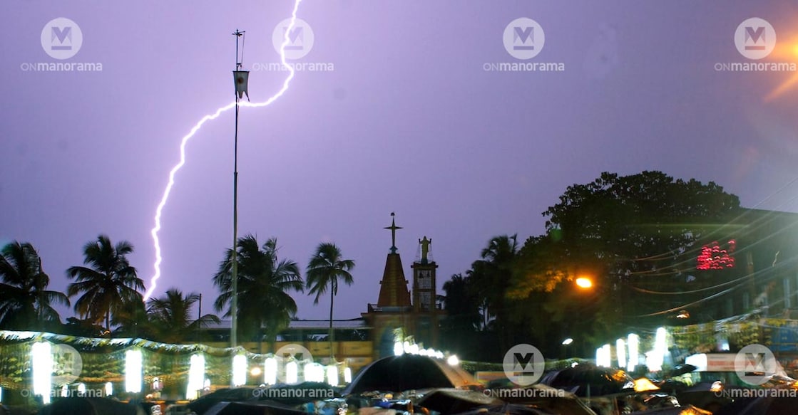 As soon as the first signs of a thunderstorm are visible, shift to the interiors of a building As soon as the first signs of a thunderstorm are visible, shift to the interiors of a building