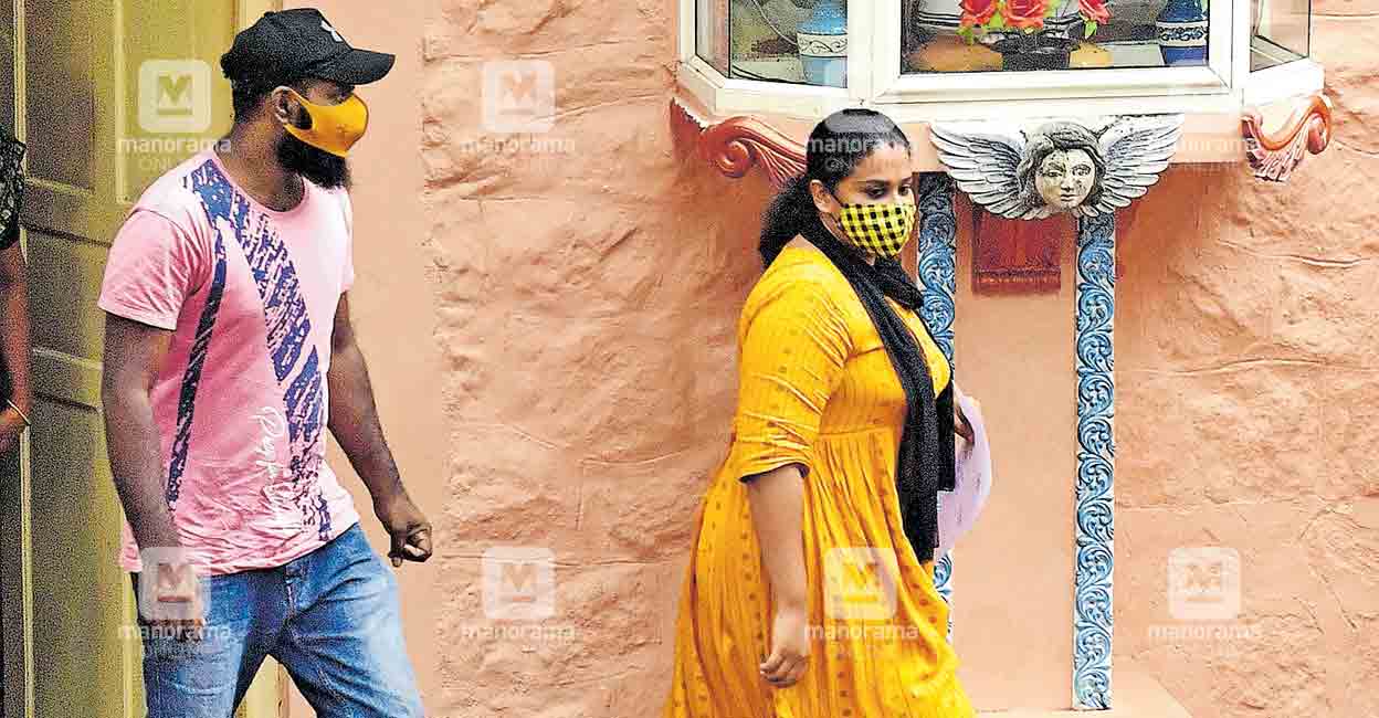 Ajith and Anupama Ajith and Anupama reach Nirmala Shishu Bhavan at Palayam to meet their child. Photo: Manorama