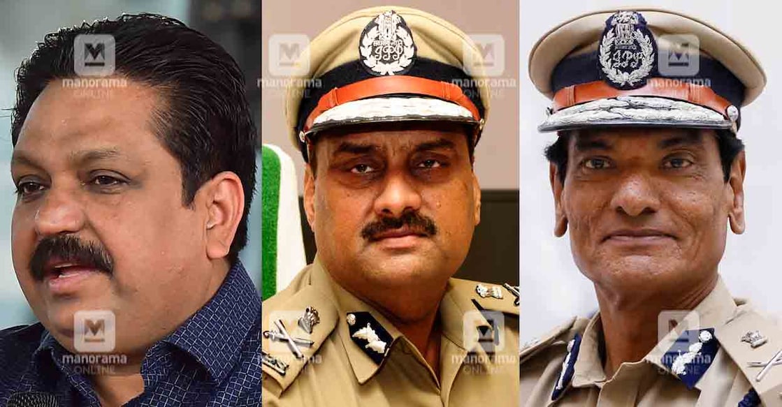 Police chief Anil Kant beneficiary of Thachankary, Sudhesh mud-slinging to grab top post Tomin J Thachankary, Sudhesh Kumar, and Anil Kant.