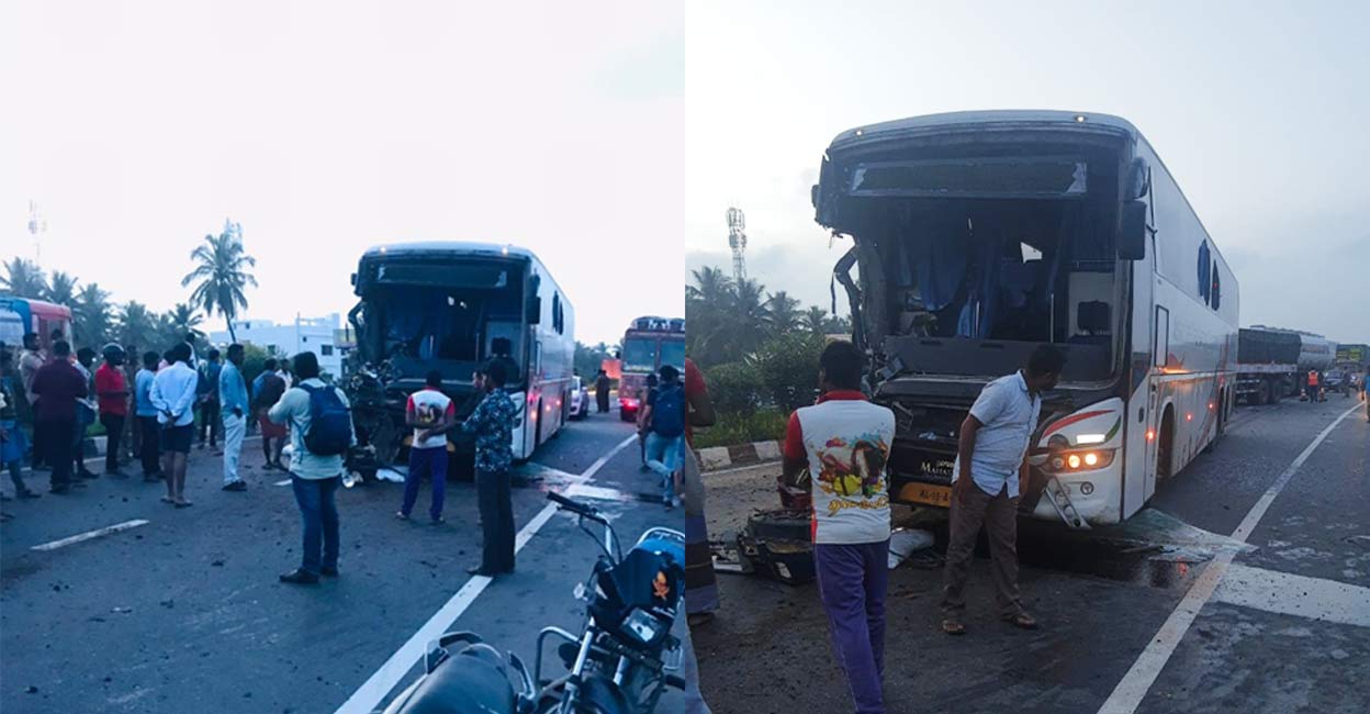 Bengaluru-bound KSRTC bus rams lorry in Tamil Nadu; driver critical