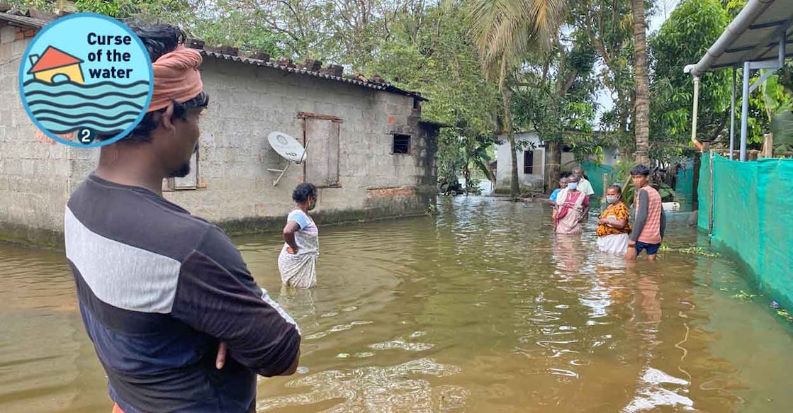 Kochuthara colony in Edathua panchayat has been experiencing frequent floods since April. Photo: G Ragesh