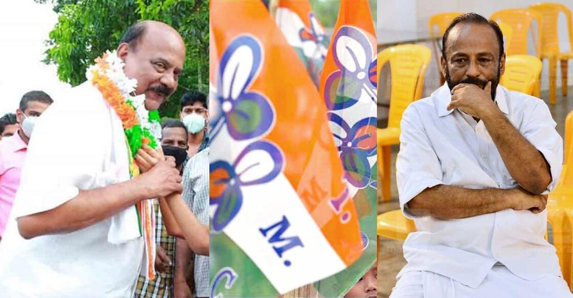 (L) Mani C Kappan, MLA, (R) A V Gopinath