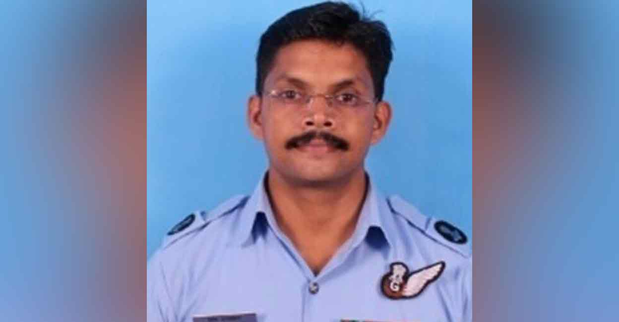JWO A Pradeep A Pradeep was one of the 13 persons who died in a military helicopter crash on Wednesday.