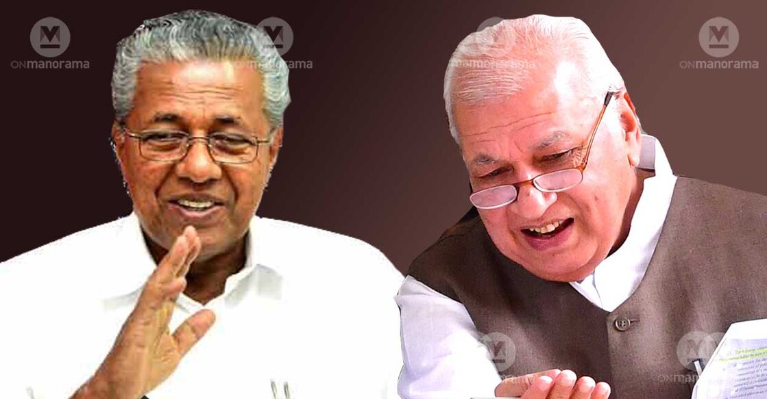 Chief Minister Pinarayi Vijayan, Kerala Governor Arif Mohammed Khan
