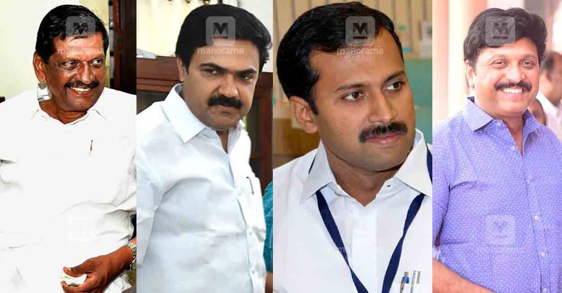 P.J. Joseph, Jose K. Mani, Anoop Jacob, K.B. Ganesh Kumar (from left) PJ Joseph, Jose K Mani, Anoop Jacob, KB Ganesh Kumar. File Photo