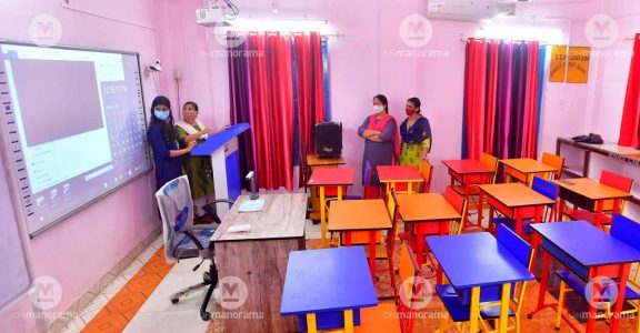 High-tech classroom High-tech classroom
