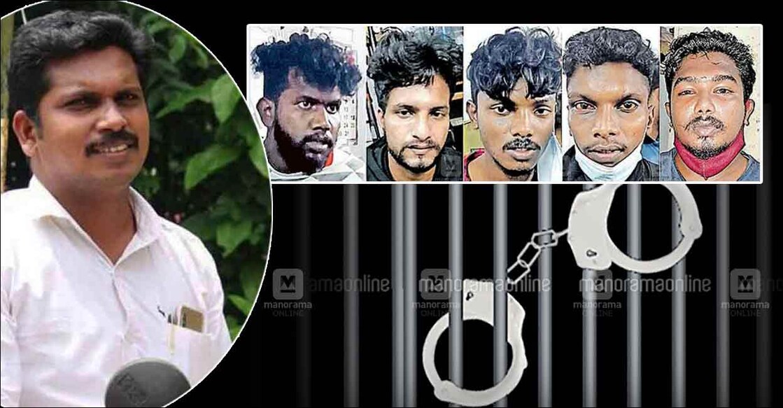 PB Sandeep; Accused: Jishnu, Muhammad Faisal, Nandu, Pramod, Vishnu