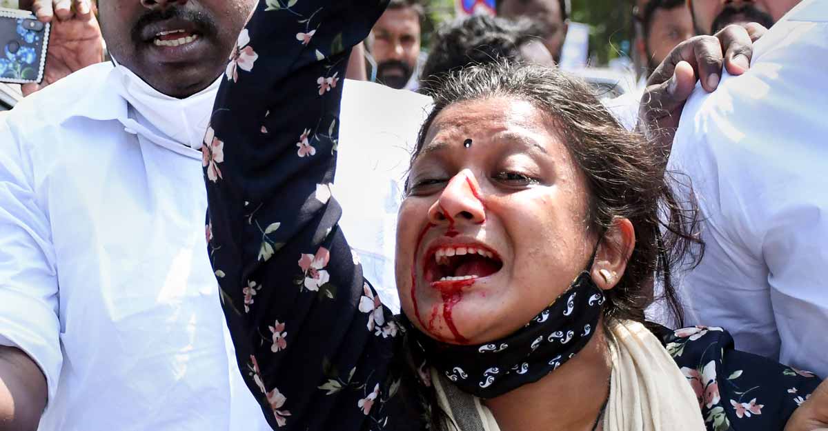 KSU protest over PSC rank list issue turns violent in Thiruvananthapuram