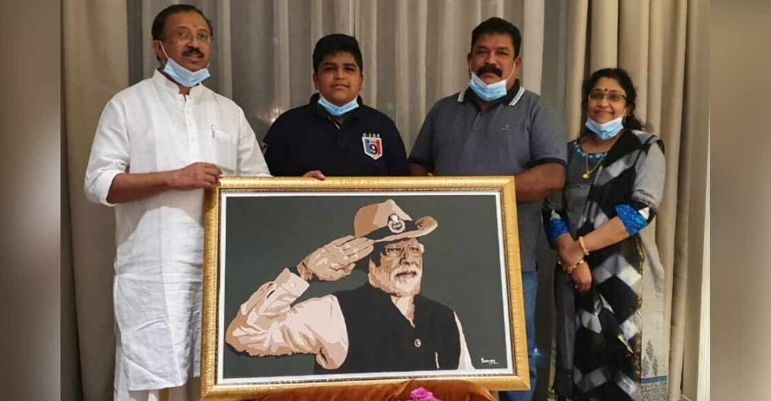 Malayali boy in Dubai receives 'heartfelt' letter from PM Modi for stencil portrait