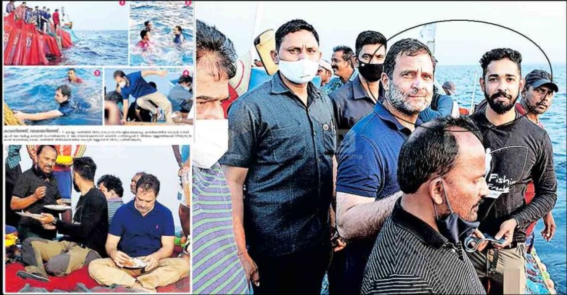 Vlogger Sebin Cyriac, who runs the YouTube channel 'Fishing Freaks', had also accompanied the 50-year-old as he ventured out into the Arabian Sea along with several fishermen. 