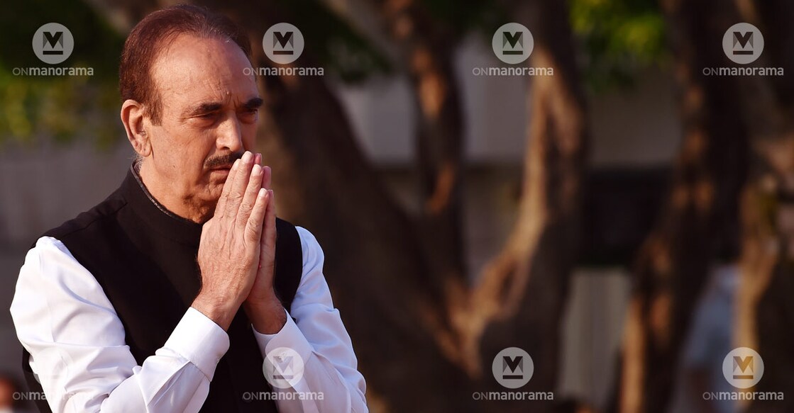 Ghulam Nabi Azad. Photo: Manorama