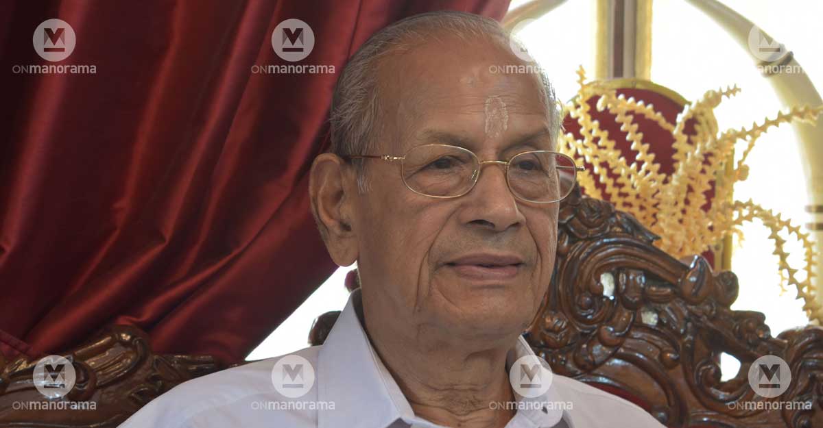 E Sreedharan's office in his house in Ponnani.