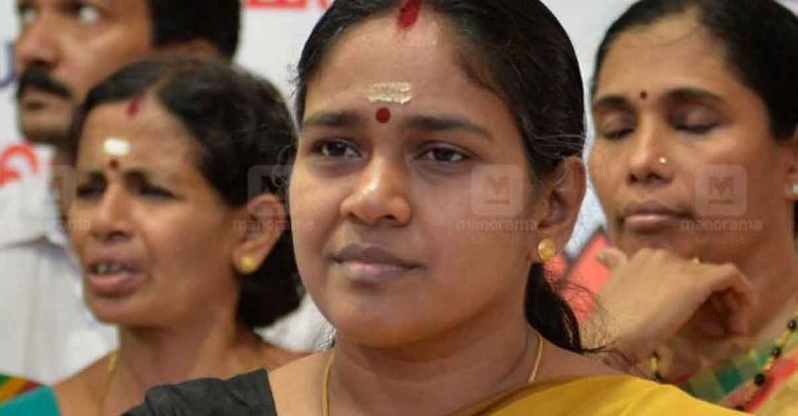 BJP leader Shobha Surendran. Photo: Manorama