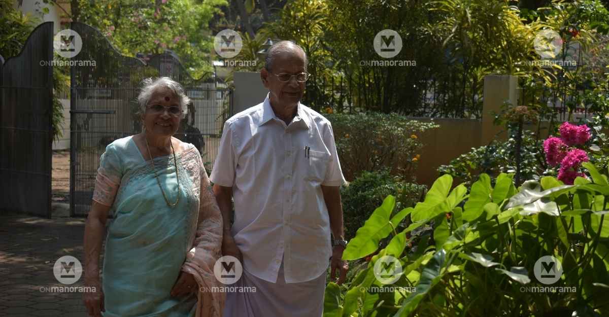 E Sreedharan with his wife Radha at their home in Ponnani. E Sreedharan with his wife Radha at their home in Ponnani.