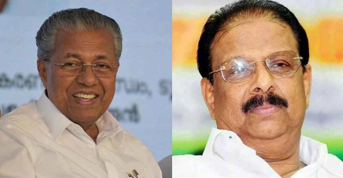 Pinarayi Vijayan, K Sudhakaran Pinarayi Vijayan, K Sudhakaran