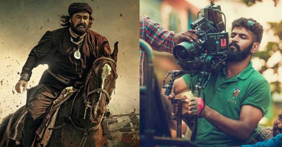 (L) Mohanlal in the movie 'Marakkar: Arabikadalinte Simham', (R) cinematographer Gireesh Gangadharan (L) Mohanlal in the movie 'Marakkar: Arabikadalinte Simham', (R) cinematographer Gireesh Gangadharan