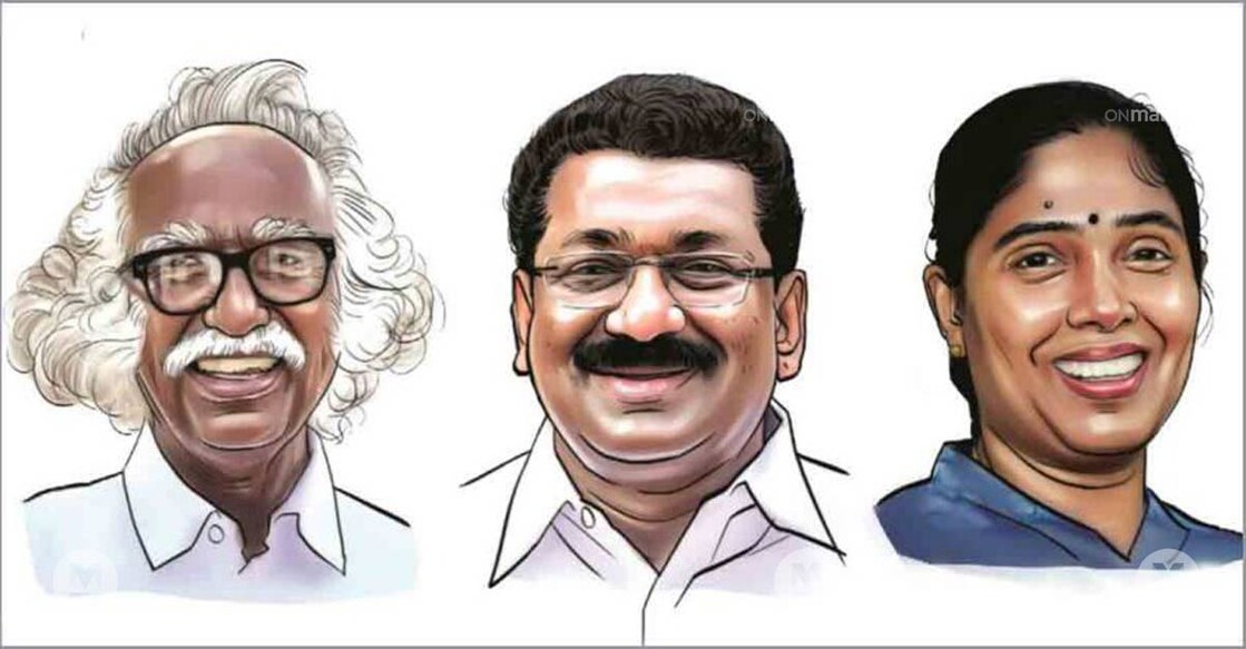 Ramachandran Kadannappally, Satheesan Pacheni and Archana Vandichal