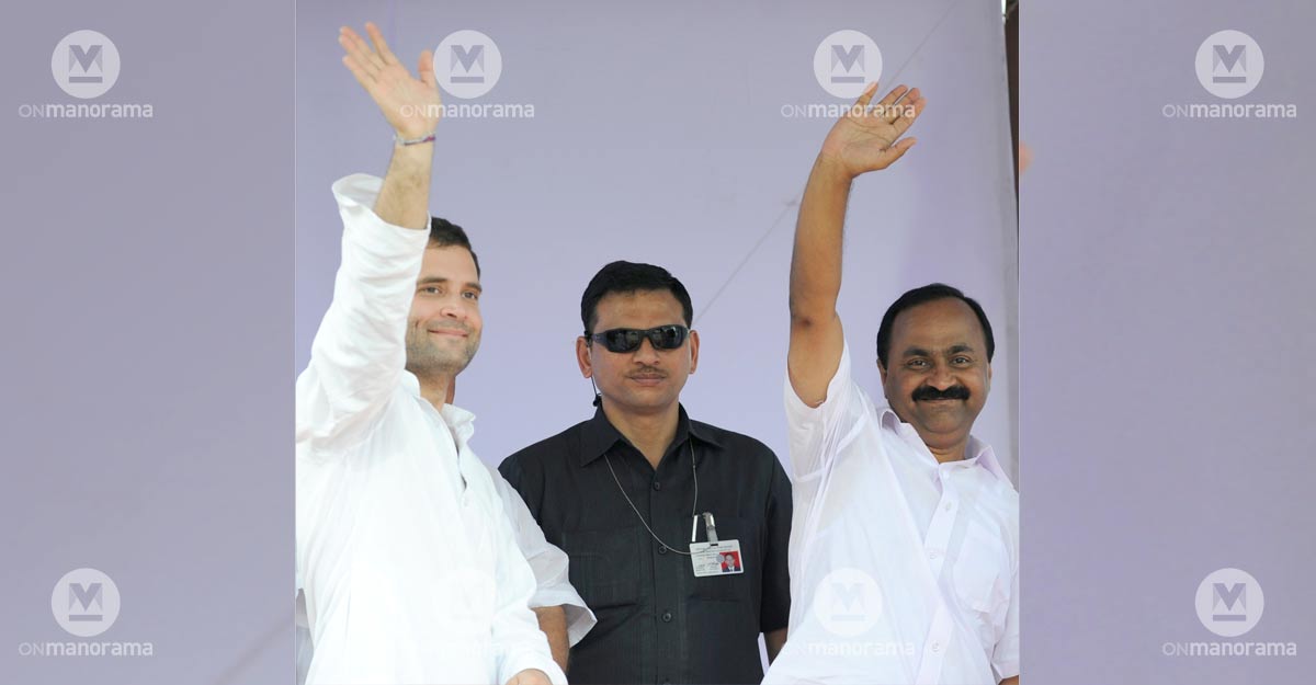 Rahul Gandhi with VD Satheesan Rahul Gandhi with VD Satheesan