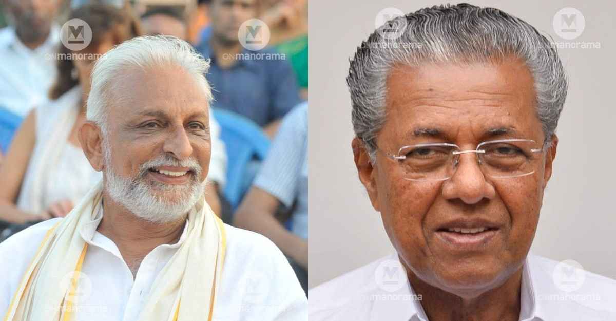 Sri M, Kerala CM Pinarayi Vijayan Sri M, Kerala CM Pinarayi Vijayan