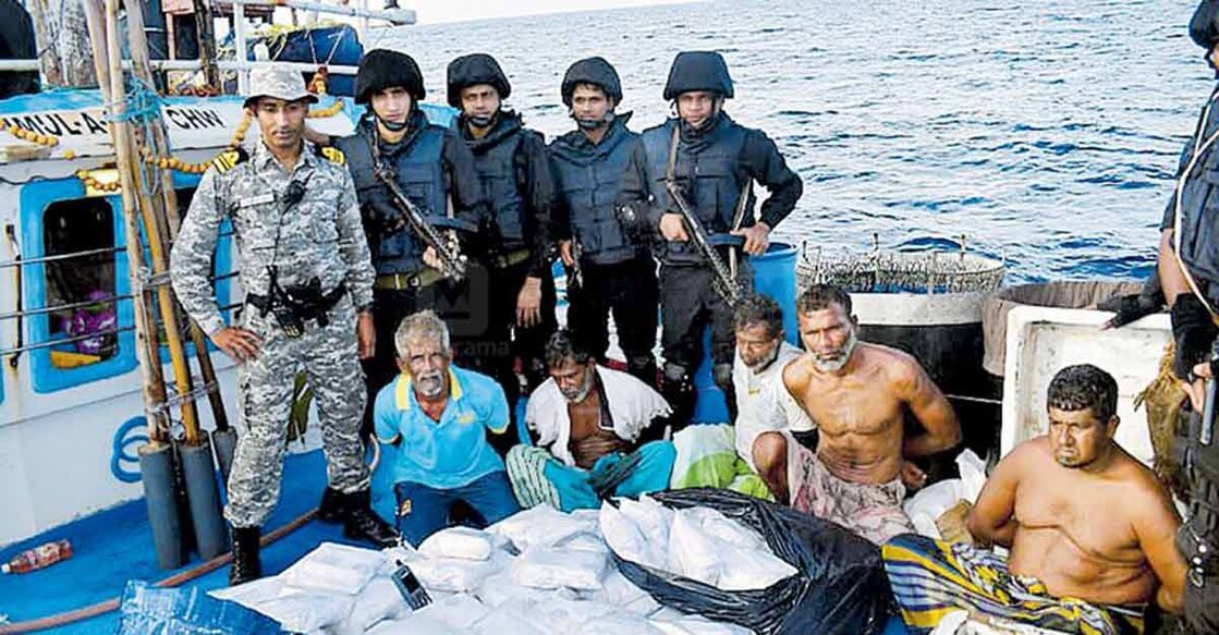 Fishing boat busted by Navy had 337 kg heroin stored in its ice box 