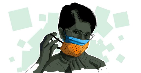 A combination of cloth and surgical mask block cough particles up to 85.4 per cent. A combination of cloth and surgical mask block cough particles up to 85.4 per cent.