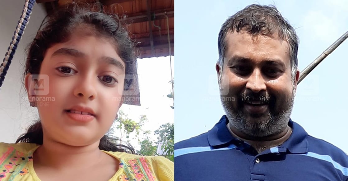 Vaiga and her father Sanu Mohan