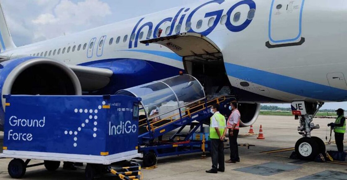 covishield-vaccine-nedumbassery An Indigo regular flight carrying the Covishield vaccine landed at Cochin International Airport at 11.50 am