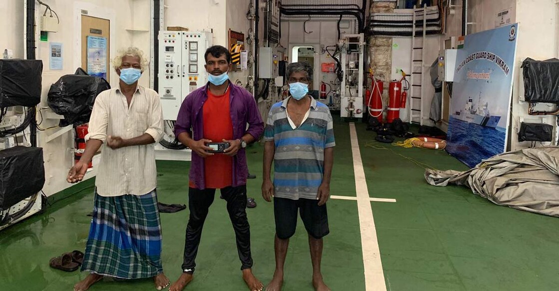 Coast Guard rescues fishermen stranded in sea off Kannur