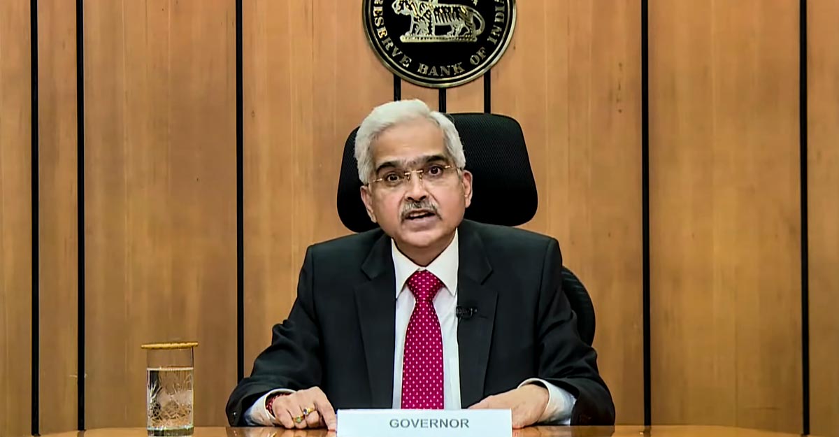 Reserve Bank of India Governor Shaktikanta Das during his addresses in Mumbai, Wednesday, May 5, 2021.