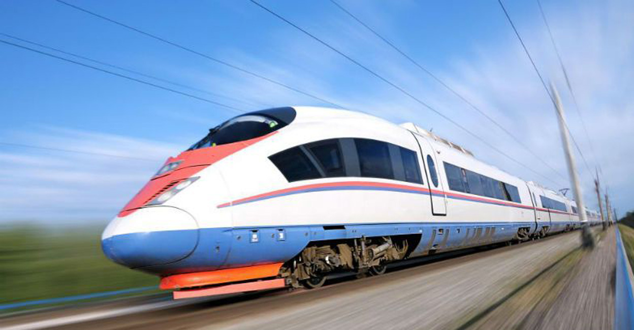 Silverline semi high-speed railway line project Representational image