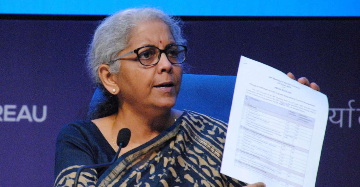 Finance Minister Nirmala Sitharaman