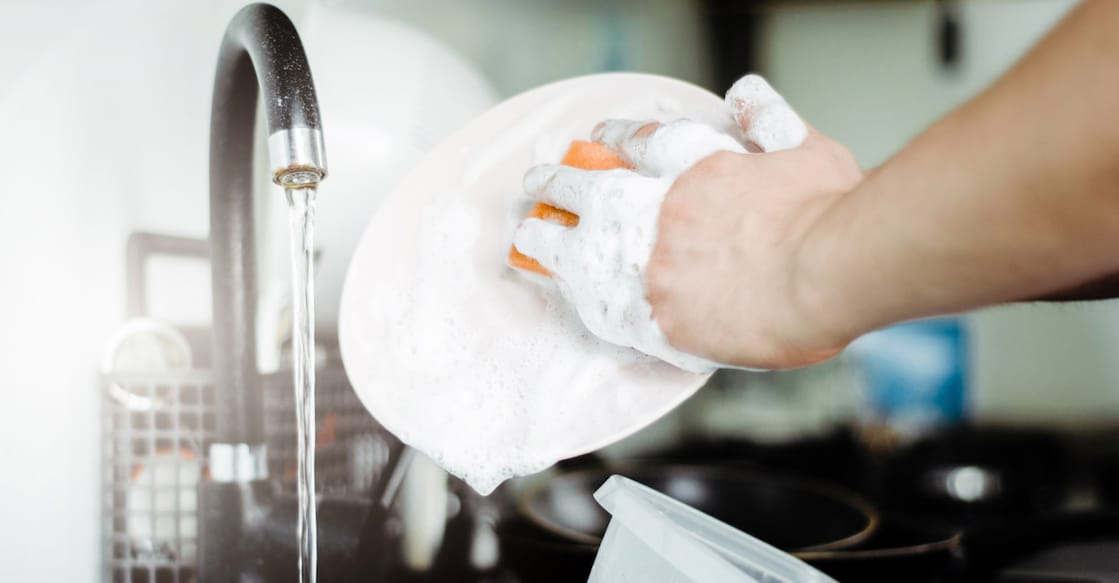 Domestic workers, cleaning, water tap Image courtesy: Shutterstock