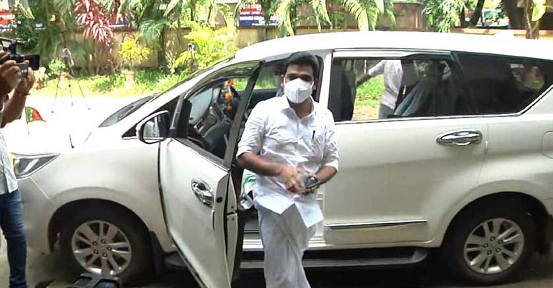 BJP Thrissur district president K K Aneesh Kumar