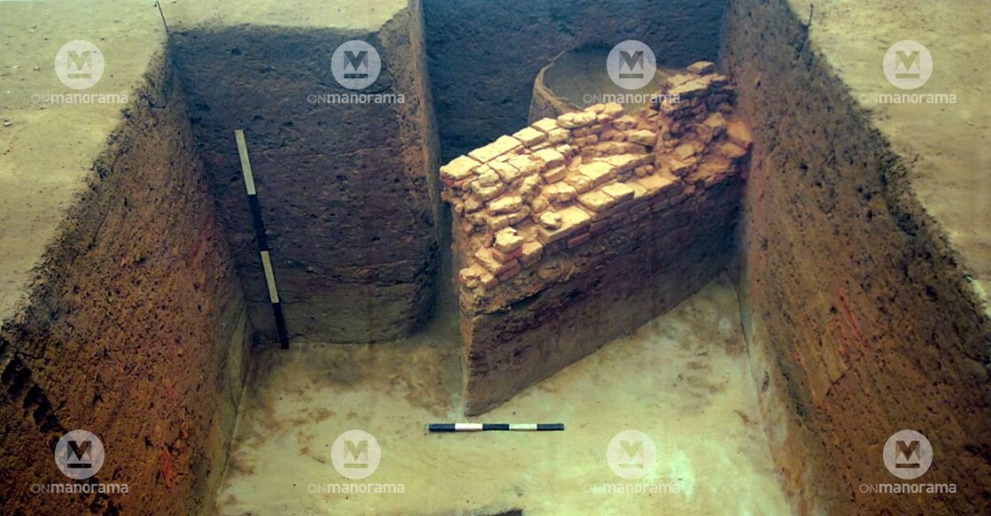 An exhibit about the excavations at Pattanam, the hisorical city of Kodungallur. File/Manorama