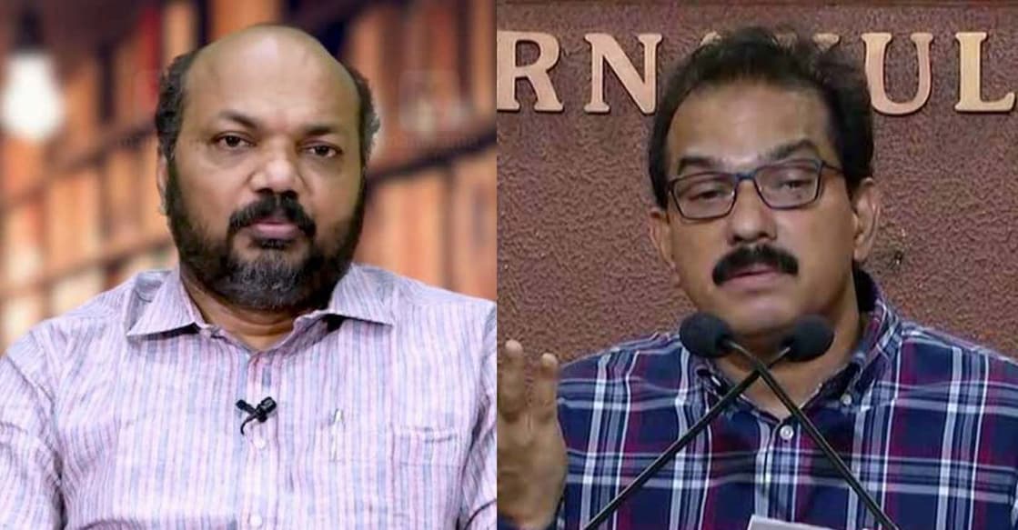Kerala Industries Minister P Rajeev, Kitex group chairman Sabu Jacob